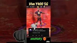 vivo y400 5G Secert sentivity ❤️&zwj;🔥🪽#freefire #sensitivity #raistar #shorts #shortsfeed #trending