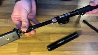 Smatree Bluetooth Selfie Stick with Tripod for smartphones and action cams unboxing and instructions