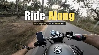 Royal Enfield Meteor 350 POV | Taj Beach Ride | Pure Stock Exhaust Sound