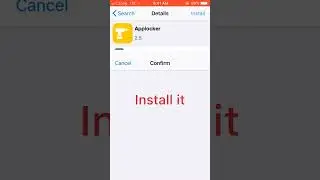 Applocker on iPhone. (Jailbreak)#shorts #cydia #jailbreak