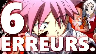 6 D&Eacute;CISIONS de Mashima qui ont RUIN&Eacute; Fairy Tail.