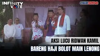 Momen Lucu Ridwan Kamil dan Haji Bolot Main Lenong Hibur Warga Kembangan