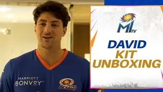 Tim David unboxes his MI kit | Mumbai Indians