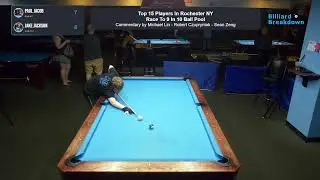 #11 Paul Jacob VS #12 Jake Jackson Top 15 Players In Rochester NY Race In 9  In 10 Ball Pool!
