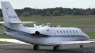 High Performance Take off Cessna Citation Sovereign+ D-CAWX