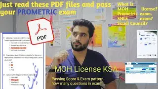 Prometric exam notes download free PDF |Latest Materials for the SNLE exam|| MOH exam questions PDF