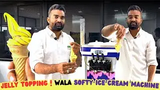 Jelly Topping Softy Machine | Softy Ice Cream Machine | 2 + 1 Softy Ice Cream Machine
