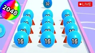 Ball run 2048 game live part 11!