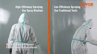 VEVOR 950W Stand Airless Paint Sprayer: Fast, Even Painting for Home & Furniture!