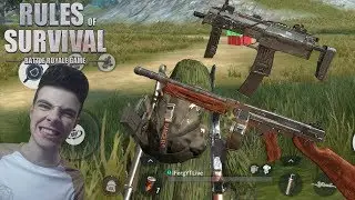 SMG Only Challenge in Rules Of Survival | I Destroyed Everyone ! Most Insane Game Ever !