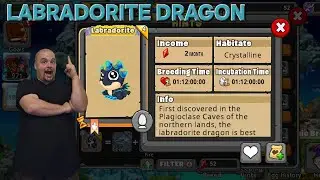How to get the LABRADORITE DRAGON #dragonvale #dragongamer #zdog0424 #deca #labradoritedragon