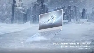 Zephyrus M GU502 Glacier Blue | ROG
