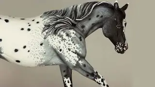 'Rose Reiner' - Artist Resin Custom Model Horse to Semi Leopard Appaloosa