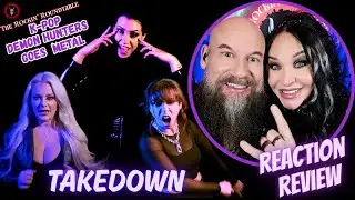 TAKEDOWN от HUNTRIX | Реакция метал-пары на этот ЭПИЧЕСКИЙ метал-кавер