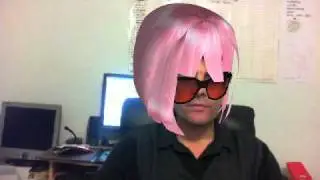 DONT WATCH CRAZY GUY WITH THE PINK WIG AND DARK GLASSES