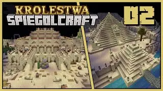 SpiegolCraft sezon 2 #02 - budowanie piramidy, magazynu, pustynnego królestwa | Minecraft SMP
