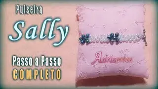 Como fazer Pulseira de Pérolas e Cristais Sally - Adrizartes Bijuterias Fácil de Fazer