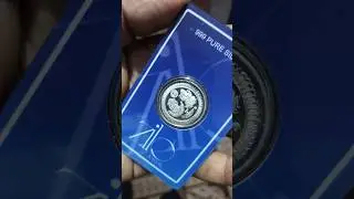 5 Gram Pure Silver Coin 🪙 | Real Silver Coin Unboxing | Silver Investment Shorts #silver #coin