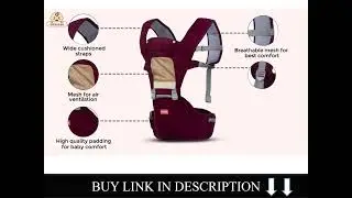 INFANTSO 4 in 1 Adjustable Hip SEAT Baby Carrier Soft & Comfortable with Safety Belt, Multi Utility