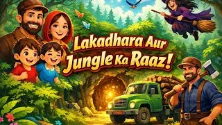 Lakadhara Aur jungle Ka Raaz/Real cartoon/Real story/lesson Story