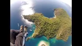 Haluk Erdoğan, Yama&ccedil; paraş&uuml;t&uuml;, &Ouml;l&uuml;deniz kumsalına iniş