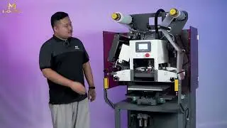 XK-38 Automatic Continuous Heat Press Demo—High Efficiency,Precision for POD & Apparel Printing