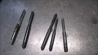 ねじ穴を作る　折れないタップの切り方　折れたタップの抜き方　タップの種類　裏技　Make a screw hole How to cut a broken tap　楽しい機械工作