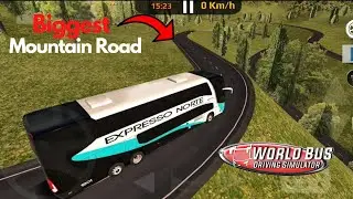 Biggest Mountain Road | Bend Roads | World Bus Driving Simulator | Android Gameplay