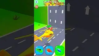 Shape-shifting Lv-1180 Funny Race Gameplay new hyper casual games #shapeshifting #gameplay #shorts