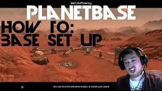 Planetbase || BASE SET UP! Building Competition P.1