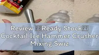 Review 【Ready Stock】 Cocktail Ice Hammer Crusher Mixing Swizzle Stick Stainless Steel DIY Drink Bar