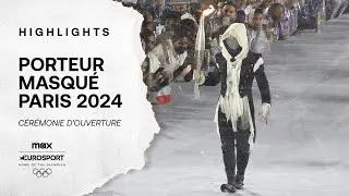 PARIS 2024 - Les meilleurs moments du PORTEUR MASQUÉ lors de la cérémonie d’ouverture