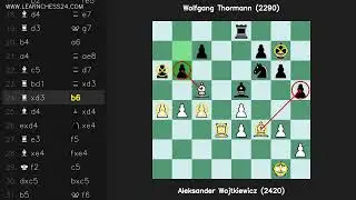 Дебют-Рети: Aleksander Wojtkiewicz (2420) vs Wolfgang Thormann (2290)
