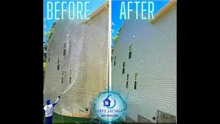 Exterior Cleaning Of Residential House Siding in Fort Mill SC
