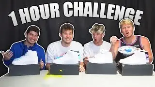2HYPE 1 HOUR CUSTOM JORDAN CHALLENGE!