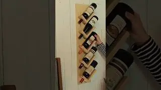 How To Make Wood Wine Racks 😁#shorts