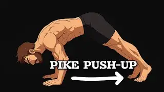 Build Massive Shoulders at Home | Pike Push-Up Tutorial for Beginners 🔥