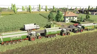 FS25 corn silage in Polesine with Autodrive helpers 🇮🇹 (pt2) 