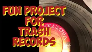 Old Vinyl Record Coasters