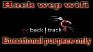 Backtrack 4 r3 : hack wep wifi quick steps