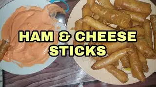 HAM & CHEESE STICKS | Easy Cooking Steps | Budget Friendly Snacks