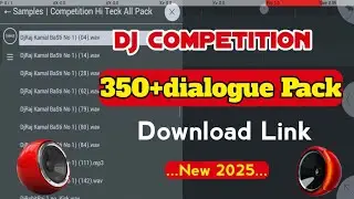 Dialogue Pack Competition Sample Pack EDM Remix Song New 2025