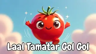 Laal Tamatar Gol Gol 🍅 | Fun Kids Nursery Rhyme | Learn with Music