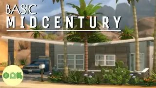 🏠 BASIC MID CENTURY // Sims 4 Speed build