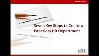 7 Key Steps to Create a Paperless HR Department [2019]