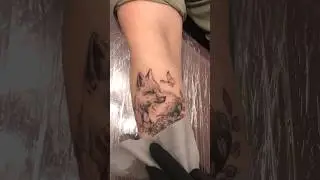 Small fox tattoo today 🦊