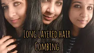Long layered hair combing | Haircombing | Hairplay Long hair | Long hair combing | My layered hair