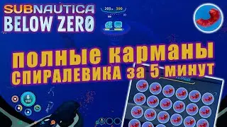 Где найти ВЫРЕЗКИ СПИРАЛЕВИКА за 5 минут | Subnautica: Below Zero