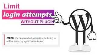Limit Login Attempts in WordPress without plugins [03]