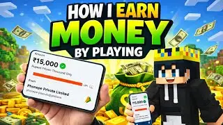How I Earn Money By Playing Minecraft 💰 | Real Proof ₹15,000 😱